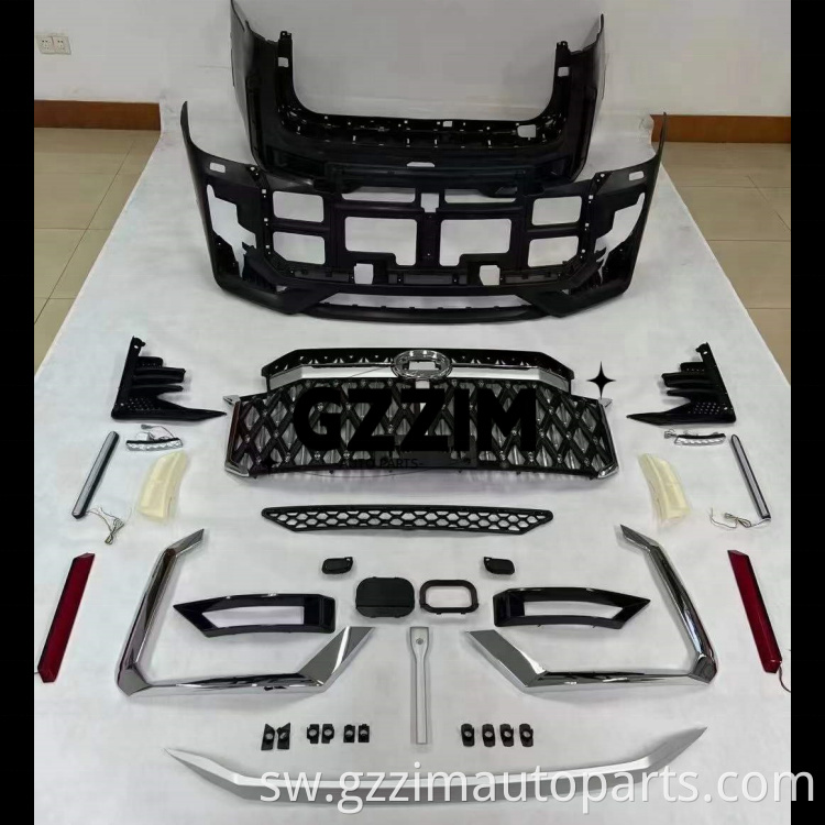 Mbele mpya ya kuwasili na nyuma ya mwili wa kit kwa Land Cruiser LC300 LC300-Max